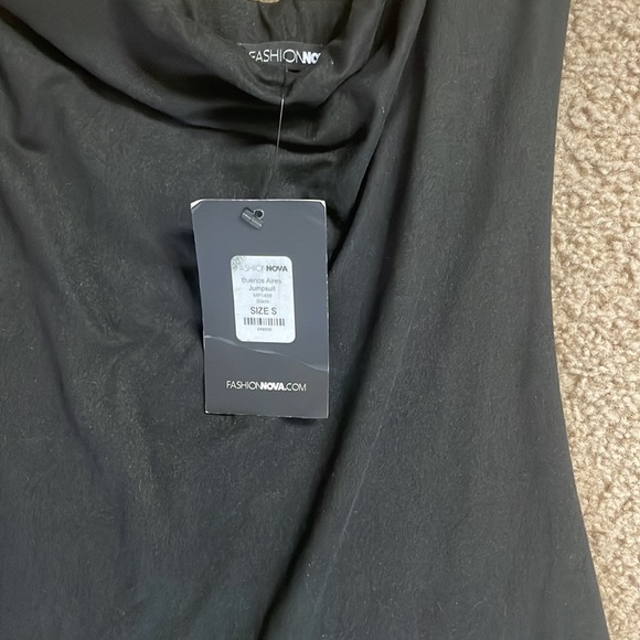 Fashion Nova black tube jumpsuit - Picture 6 of 9